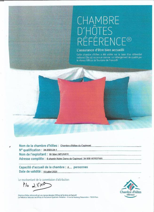 Chambres D'Hotes Du Capimont Herepian Luaran gambar